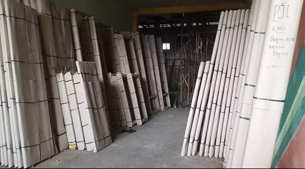 Kusen pintu jati asli