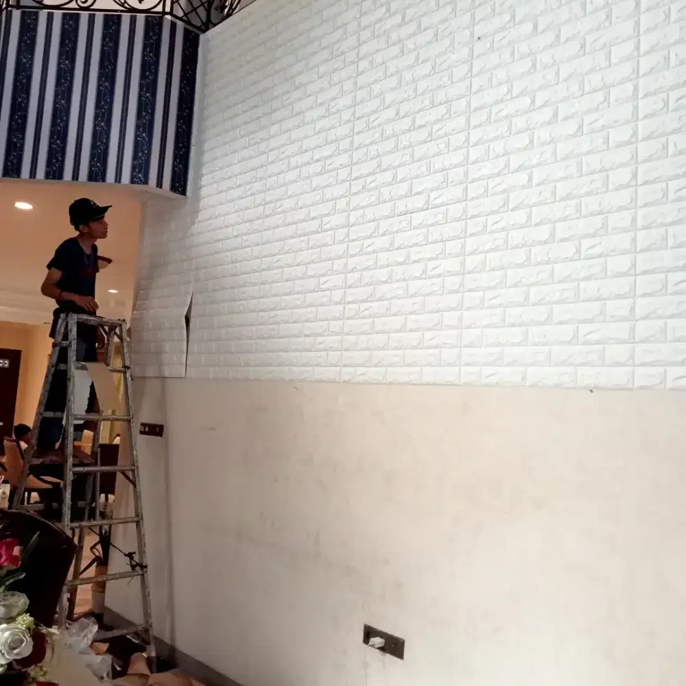 Terima jasa pasang wallpaper vinyl dan setiker