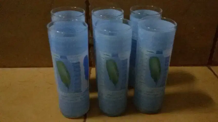 Gelas Motif Bunga