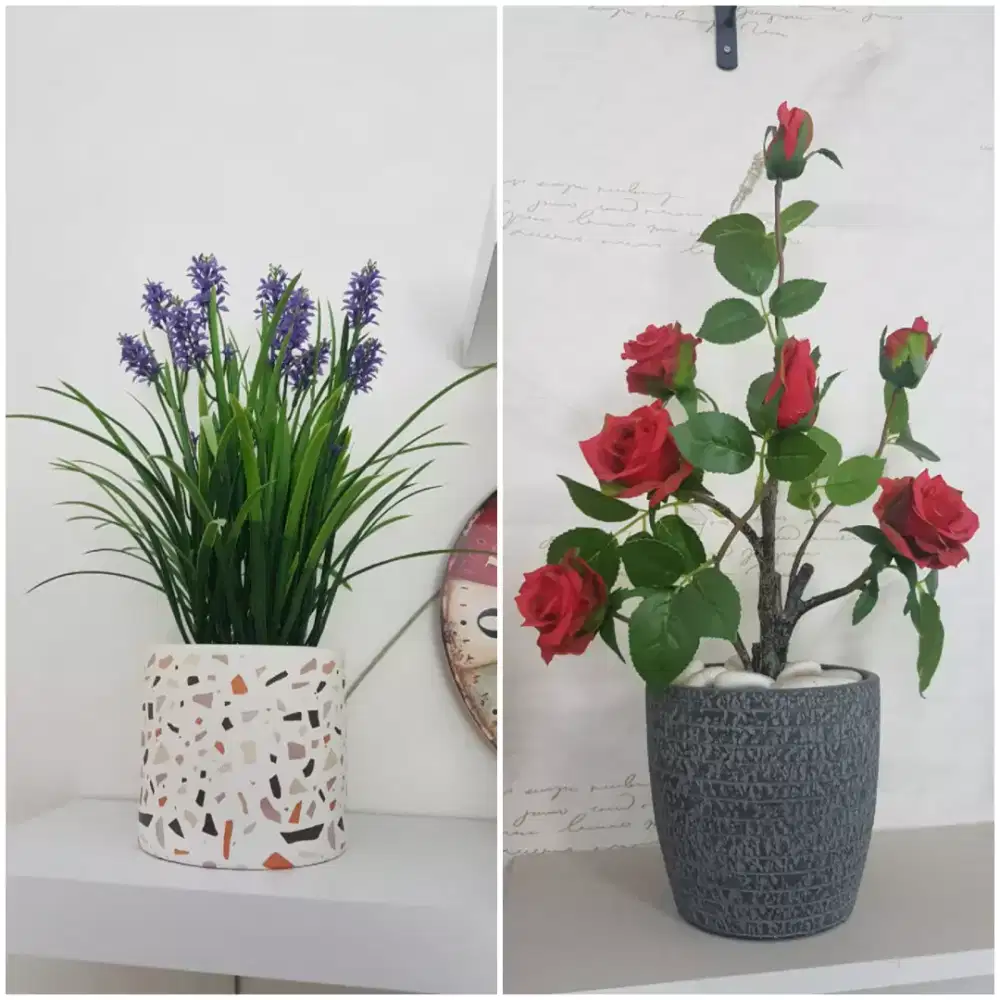 TANAMAN HIAS PLASTIK 2 MACAM DARI INFORMA