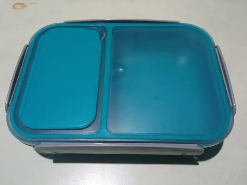 Tempat Nasi / lunch box biru tosca