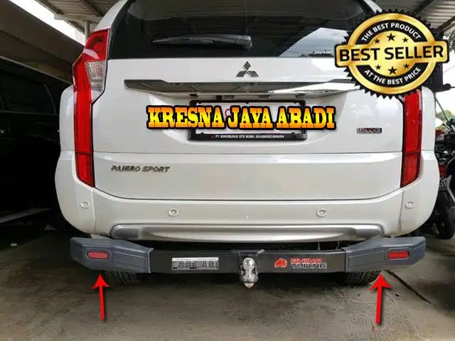 TANDUK BELAKANG / TOWING BAR RHINO ALL NEW PAJERO PLUS REFLECTOR