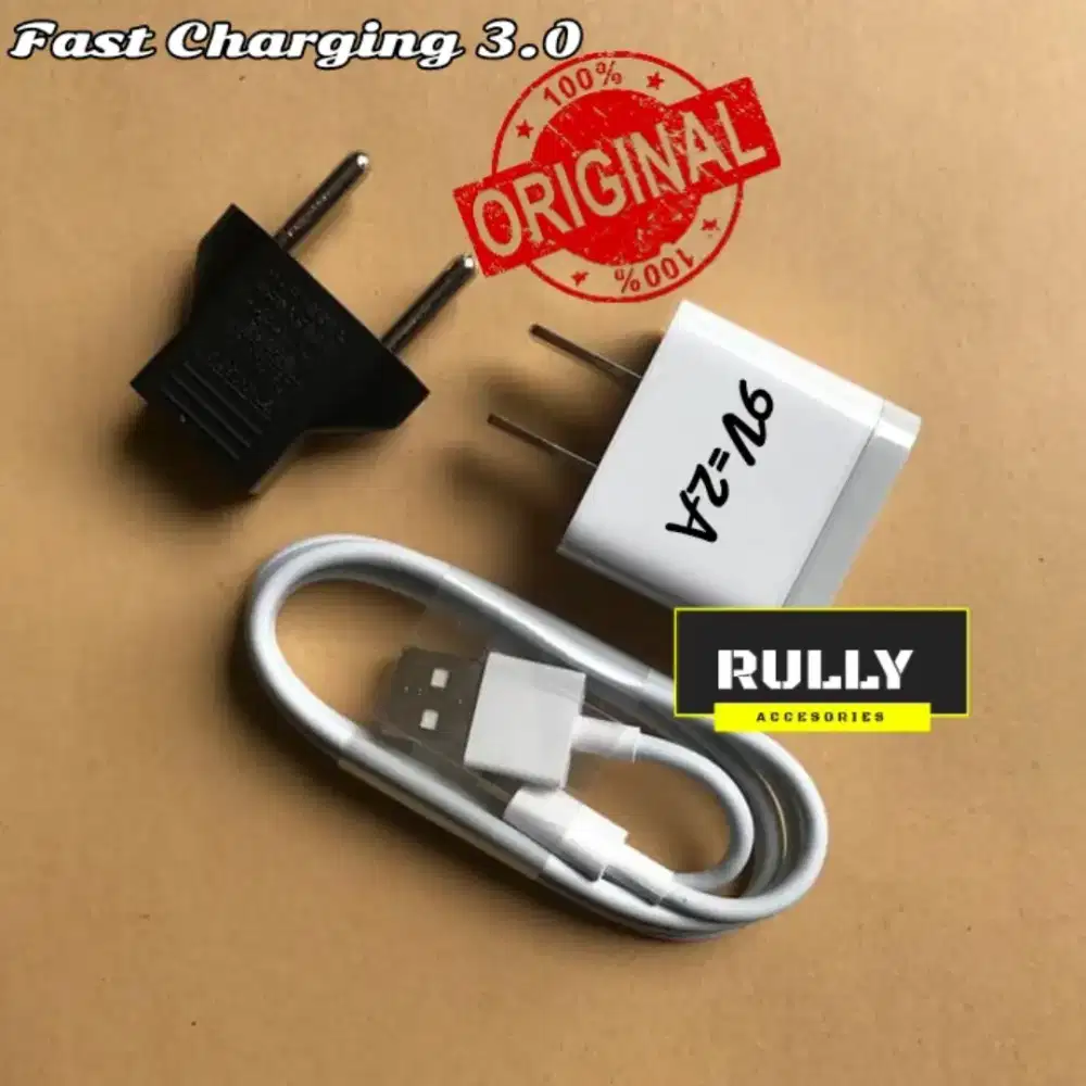 charger Xiaomi Original Quick Charger 3.0 Micro dan Type