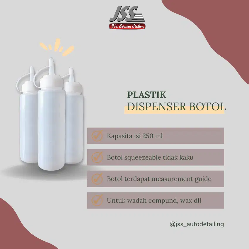 Botol Wadah Compound Dispenser Bottle 250 ml murah semarang