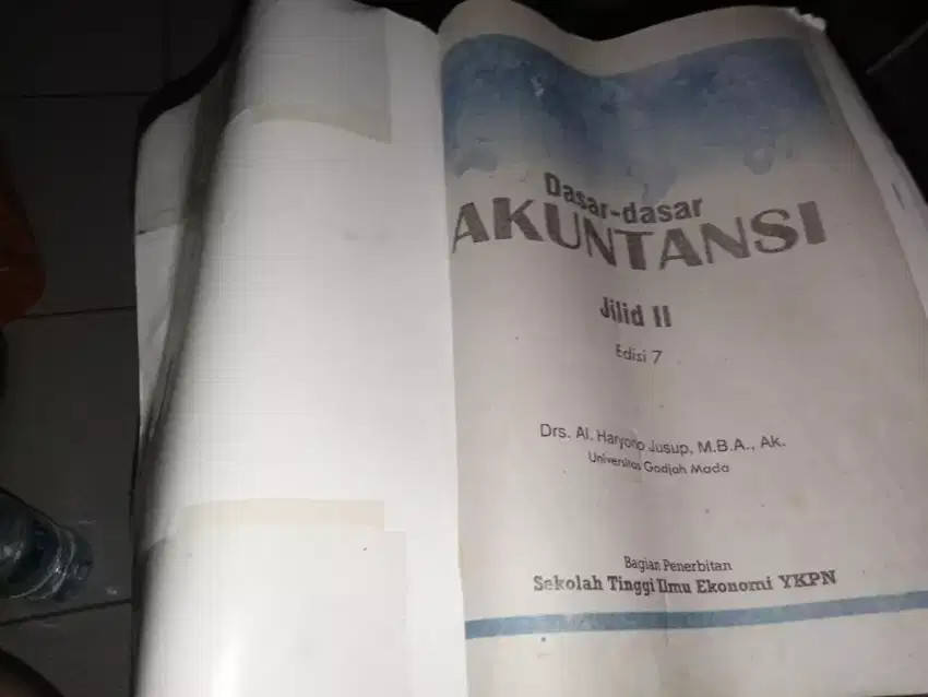 Buku dasar-dasar akuntansi jilid 2 al.haryono jusup