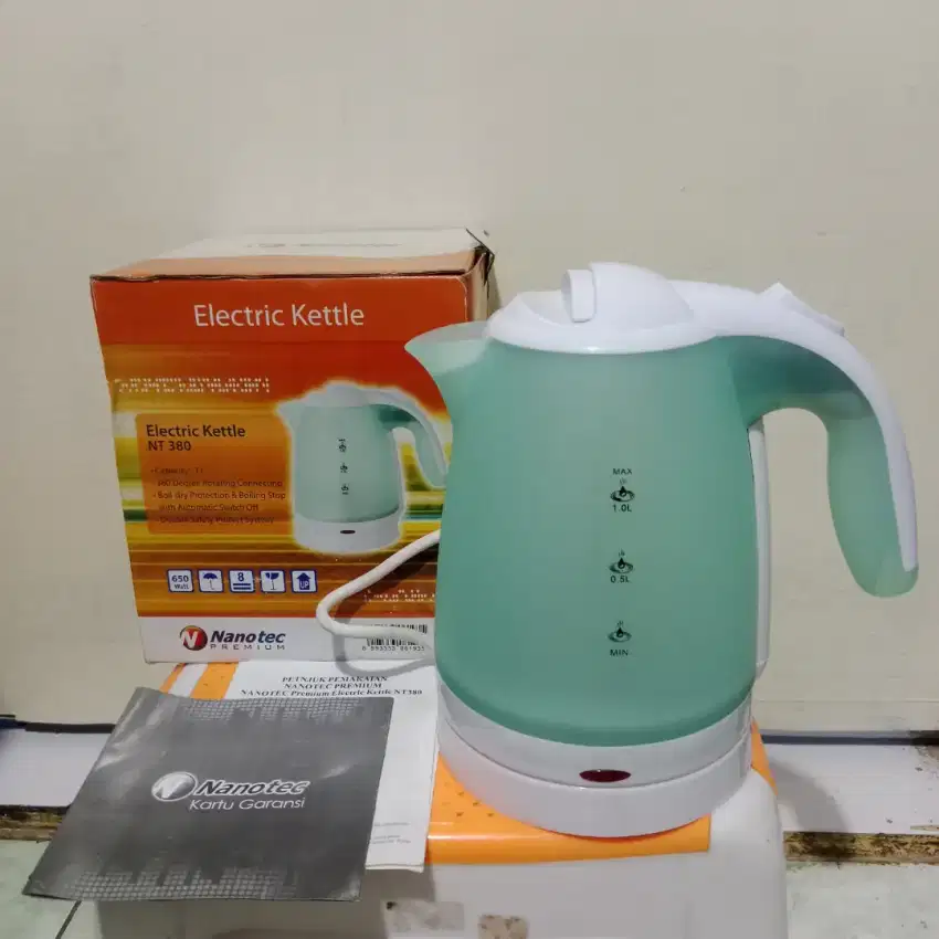 Nanotech Electric Kettle NT380 Teko Listrik 1 Liter