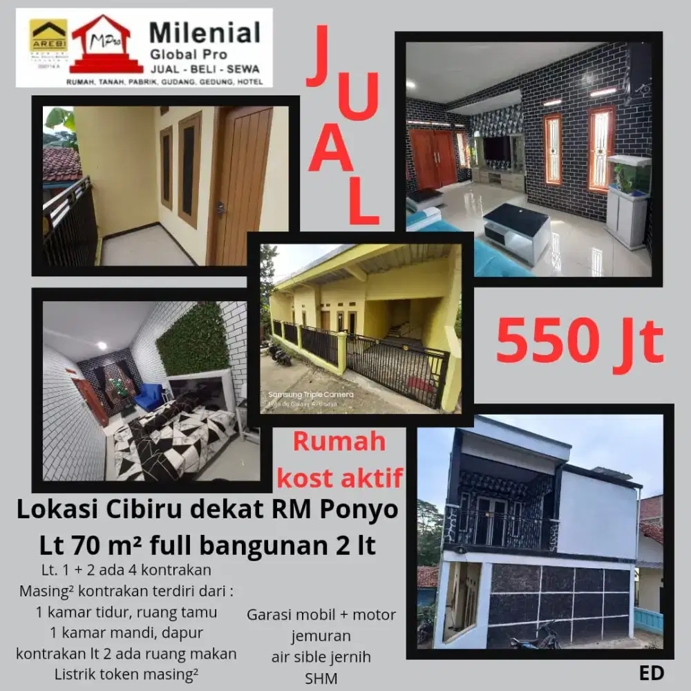 JUAL RUMAH KOST AKTIF BU - Dijual: Rumah & Apartemen - 910888312