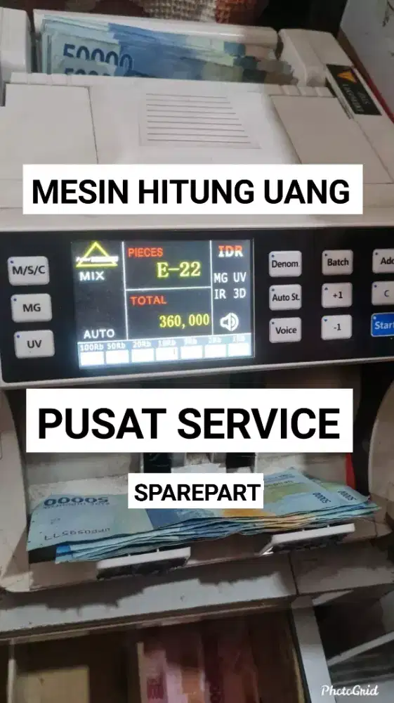 Mesin Hitung Uang Kertas Pusat Service Bergaransi