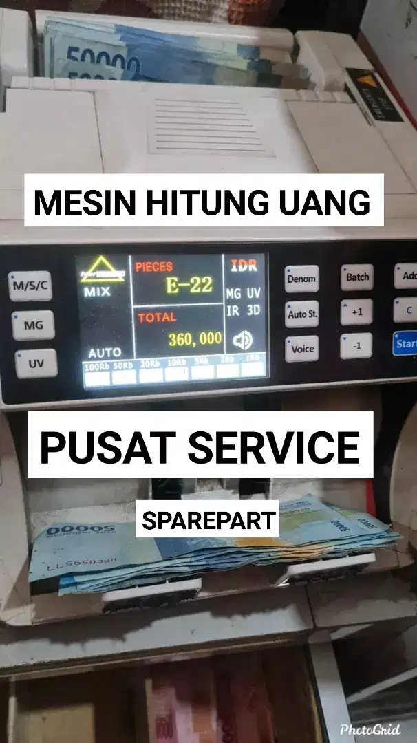 Mesin Hitung Uang Kertas Pusat Service Bergaransi