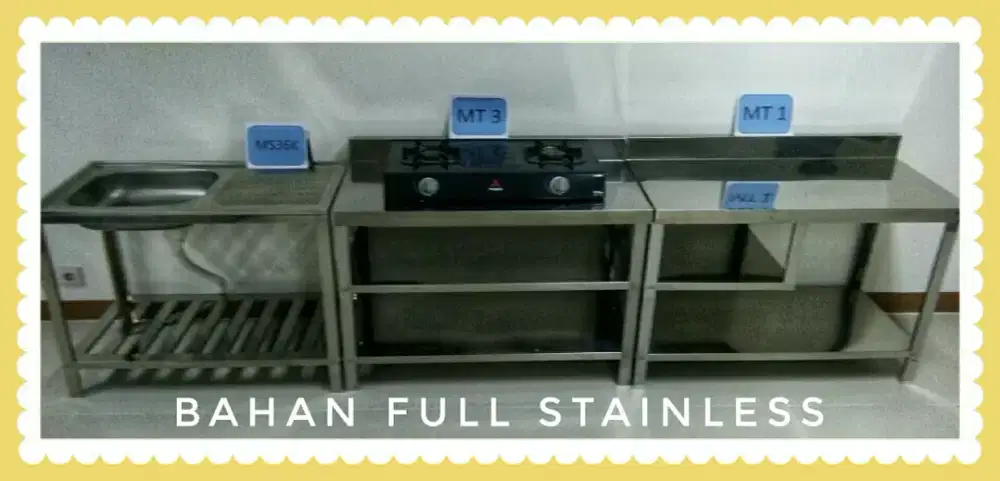 MEJA DAPUR STAINLESS