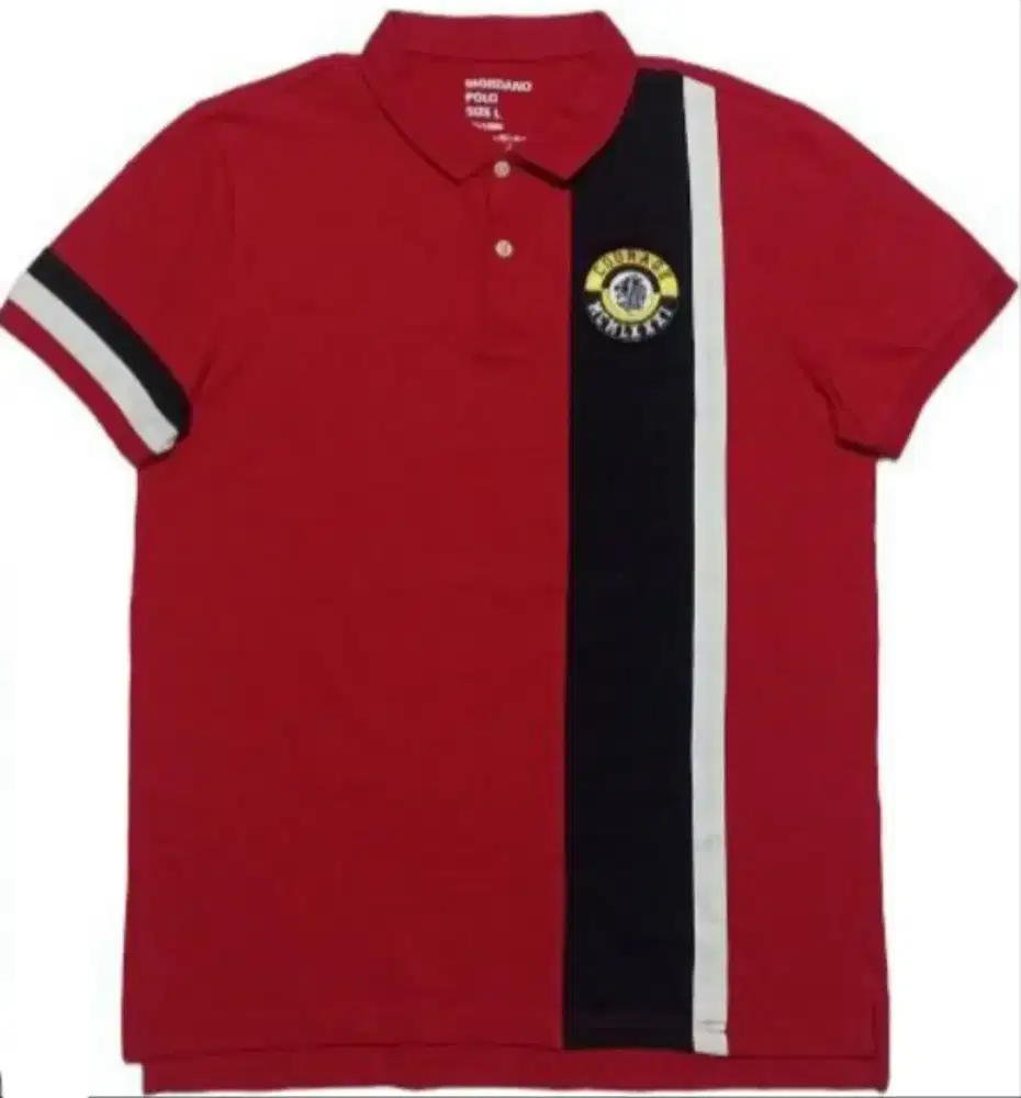 [ GIORDANO ] 100% BARU POLOSHIRT/KAOS POLO PRIA.