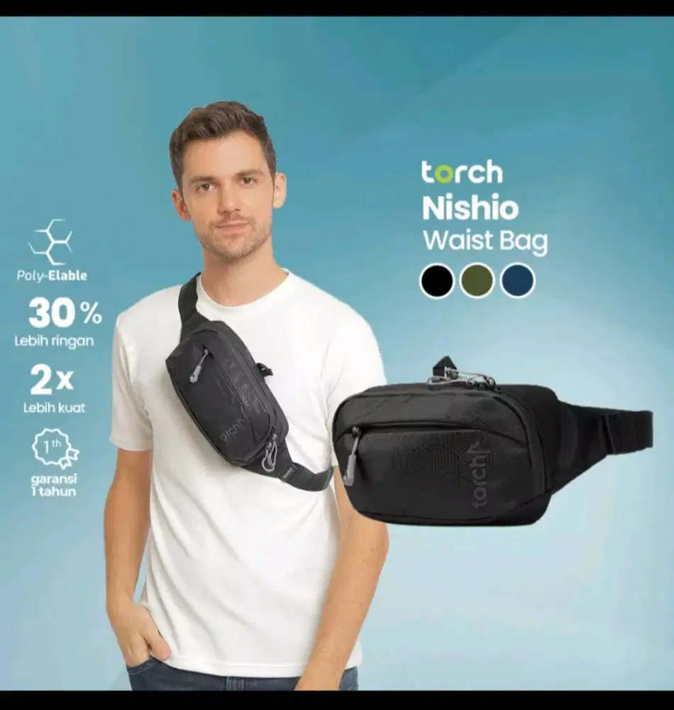 Waist bag merk torch Nishio