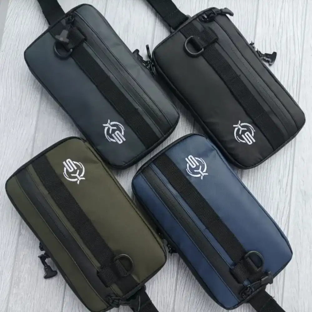 Tas Selempang Pria Clutch Handbag Sling Bag Waterproof Premium Chat WA