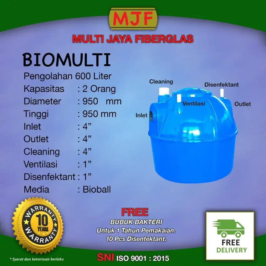 septictank biotecnology untuk 2-4 orang