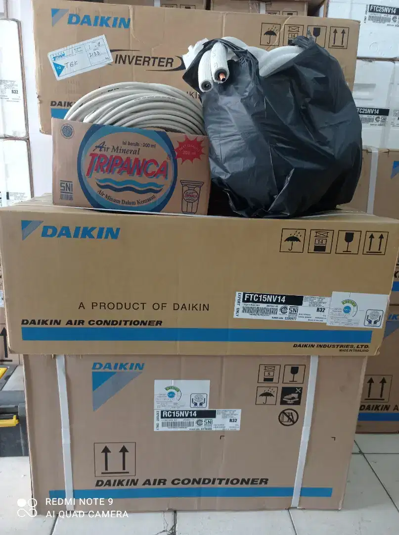 AC DAIKIN Thailand 1/2 PK FTC15NV include pemasangan, Garansi resmi