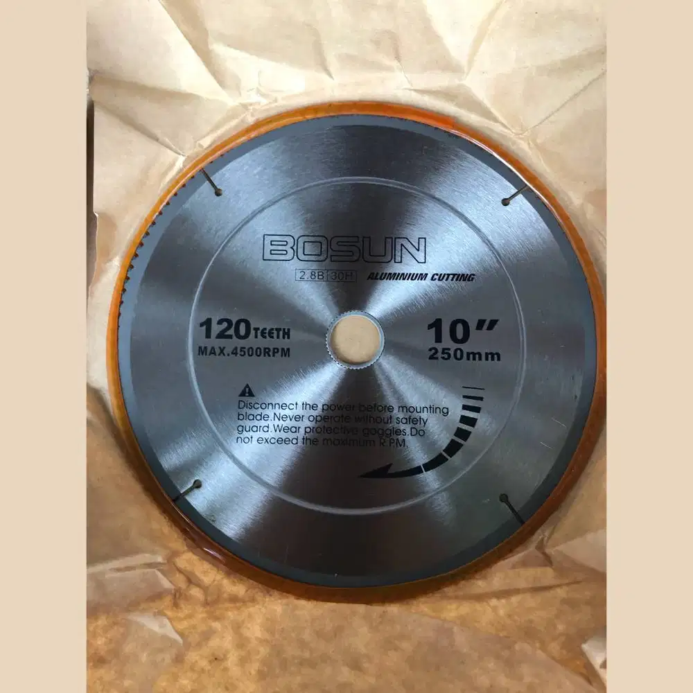 BOSUN CIRCULAR SAW TCT 10 X 120T BOSUN MATA GERGAJI ALUMINIUM