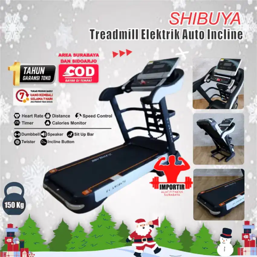 Alat Olahraga Treadmill Elektrik Shibuya Alat Olahraga Lari