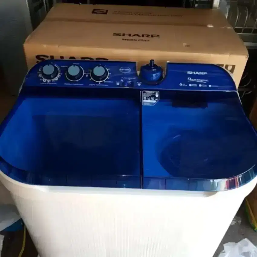 Mesin Cuci Sharp 10 Kg 2 Tabung ES-T1090