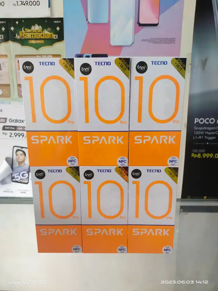 Tecno Spark 10 PRO NFC 16 GB (8+8)/256 GB Camera 50 MP Garansi Resmi
