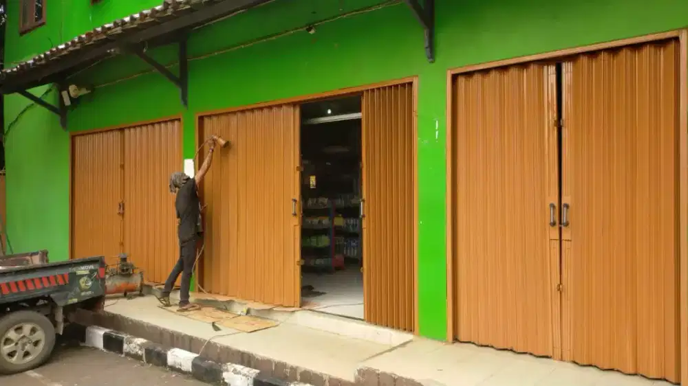 Folding gate rolingdor pintu lipat dll
