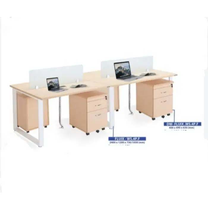 Meja Partisi 4 Orang