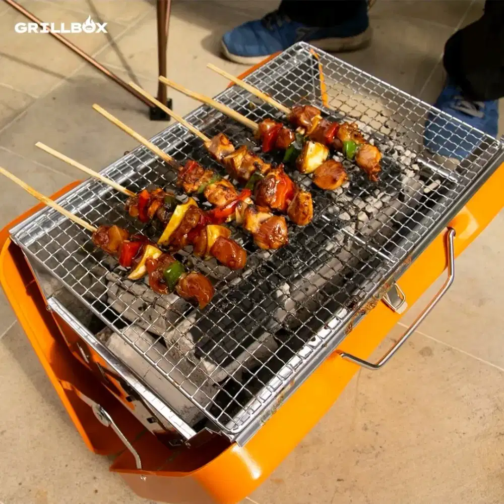 ALAT PANGGANG LIPAT GRILL BOX NEW + FREE ARANG BRIKET