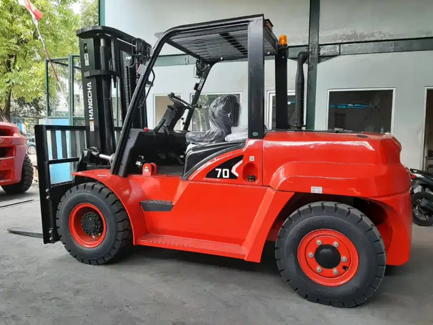 forklift 7 ton mesin isuzu