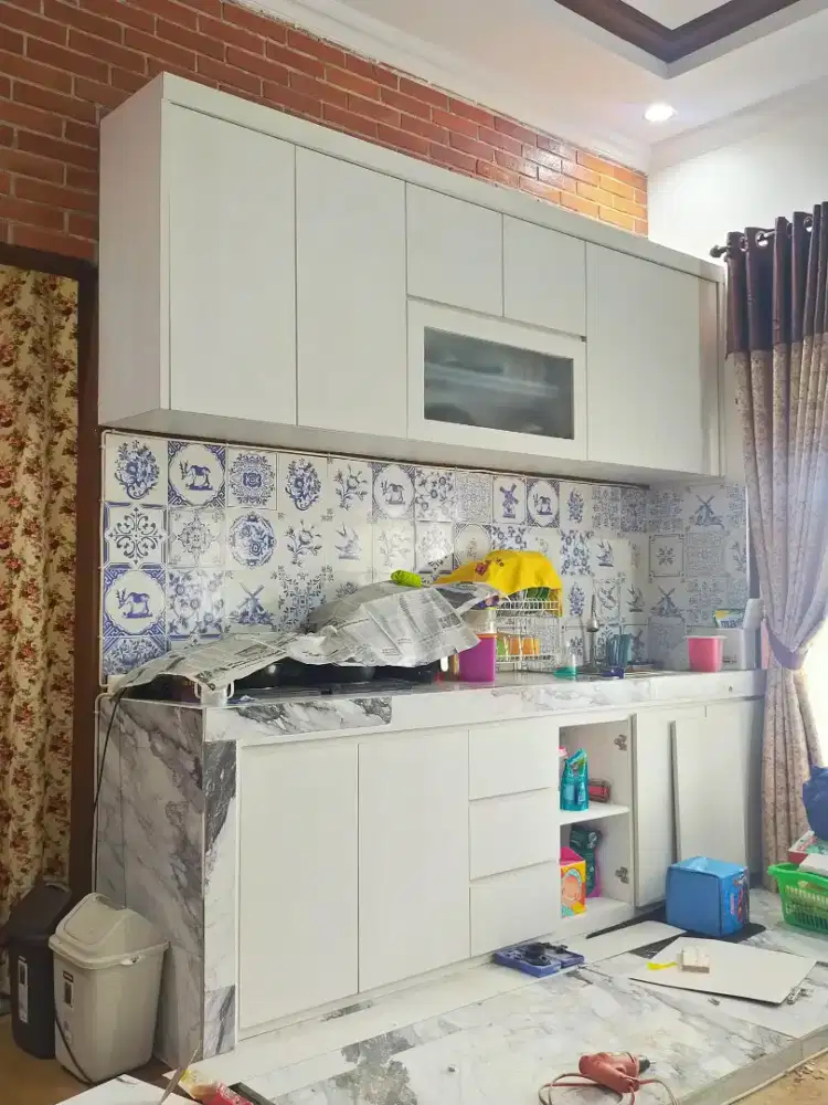 kitchenset, Lemari baju, custom, gambar langsung dll