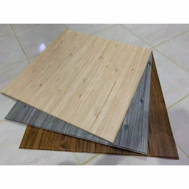 CUCI GUDANG! TERMURAH Wall Sticker 3D Kayu TEBAL 4 MM