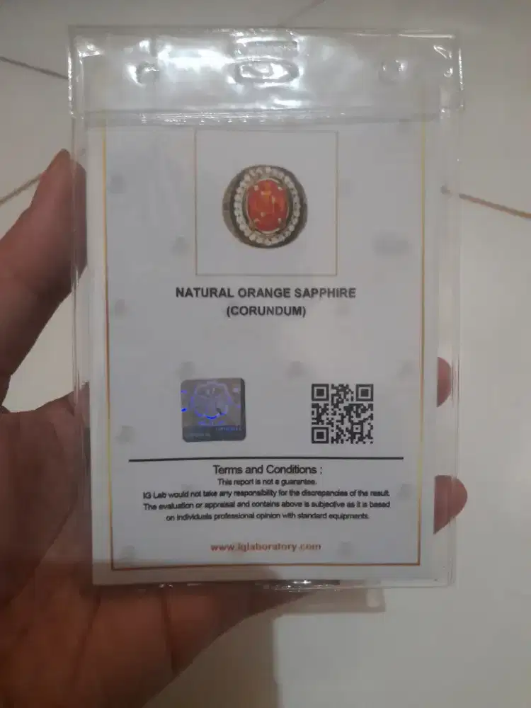 Jual Batu Safir Orange