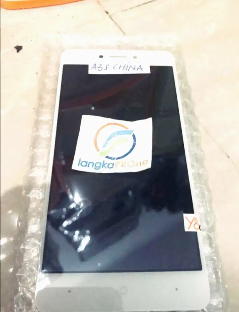 Lcd A3S China Mobile Putih siap pasang