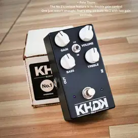 KHDK NO 1 High Gain Overdrive / Distortion Handmade in USA