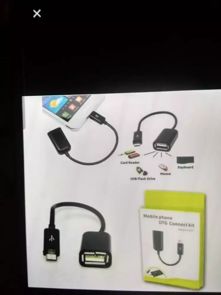 Lain lain kabl rumah tangga kabel data otg micro USB konektor adapter