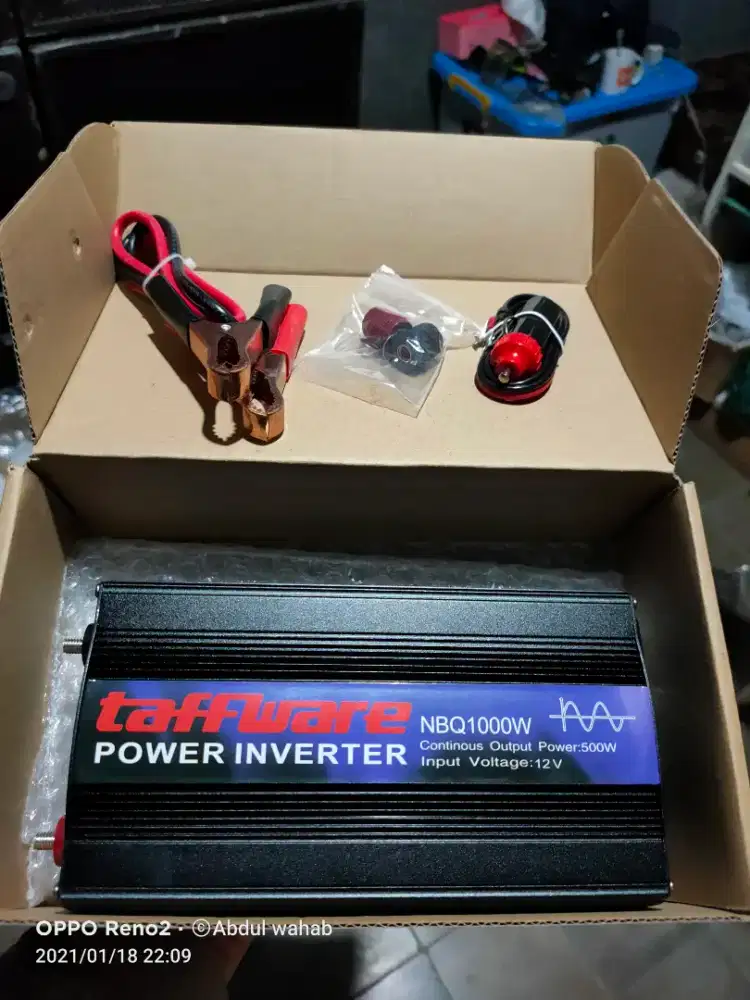 Power Inverter Pure Sine Wave Taffware PSW 1000 New 12 volt to 220 V