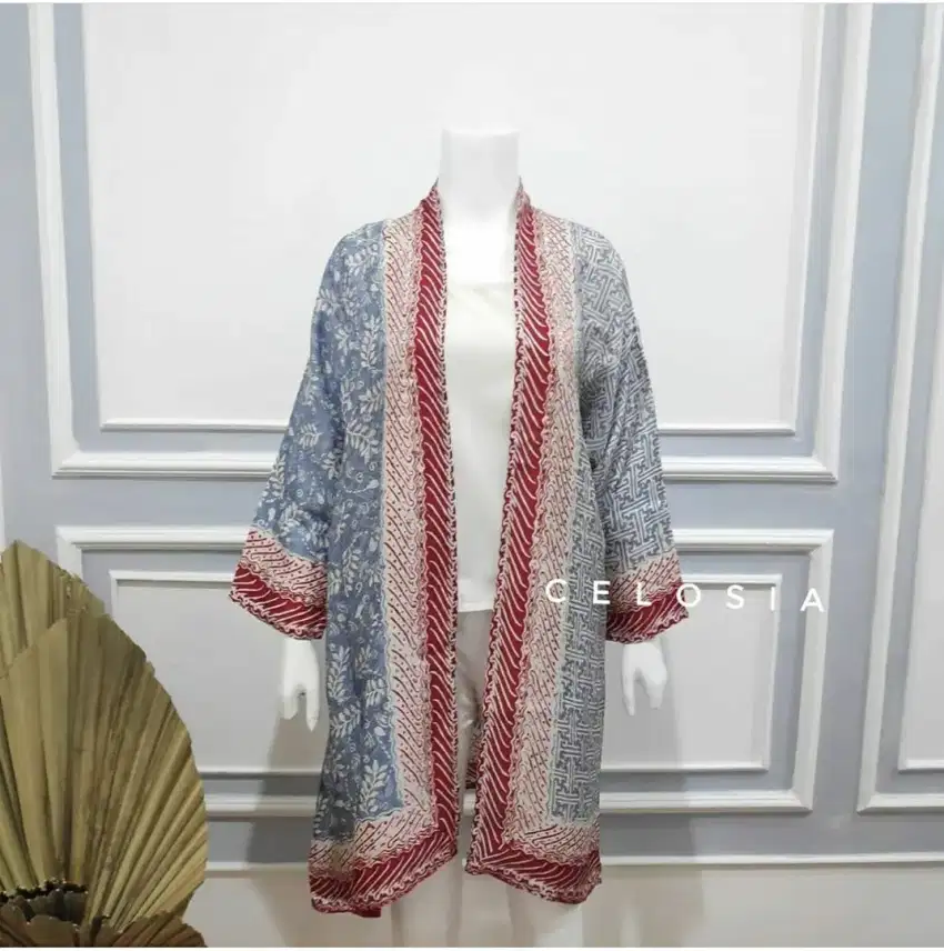 OUTER BATIK LURIK & ROK LILIT