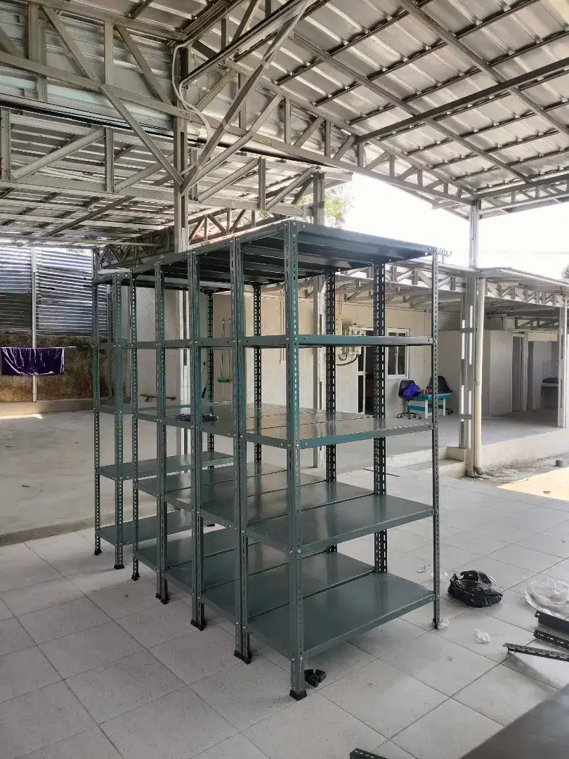 Rak Besi Siku Lubang 5 susun Terima Pesanan