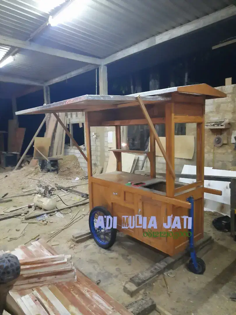 Grobak roti bakar ready