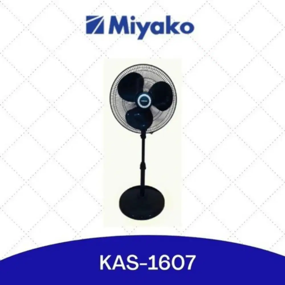 Kipas Angin Miyako Stand Kas-1607PL plastik bjm bsa cod