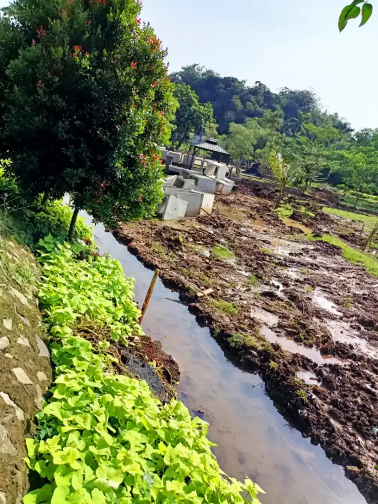 Turap beton land clearing cut and fill aspal Jalan paving hotmix