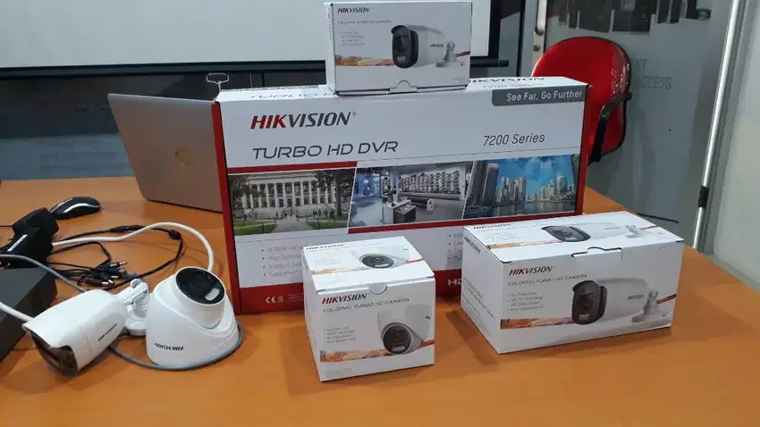 Paket CCTV 4 Titik Turbo HD Resolusi Bening Pasang Rapi Bergaransi