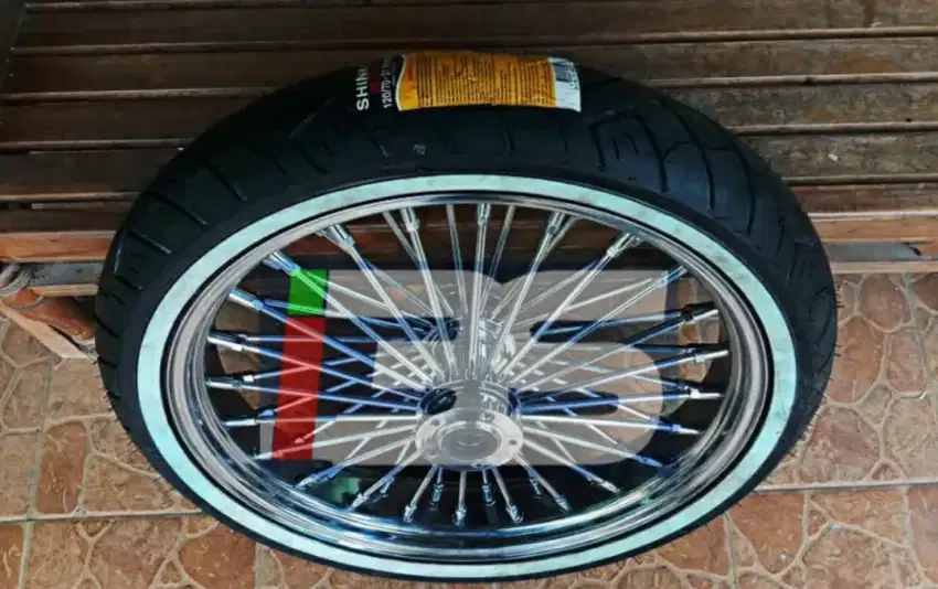 Customs Velg Customs Tromol Ruji Rims Besar Harley Davidson Choper Dll