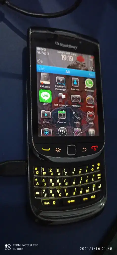 Hp Rare Blacberry 9800 Torch Hp Langkah antik