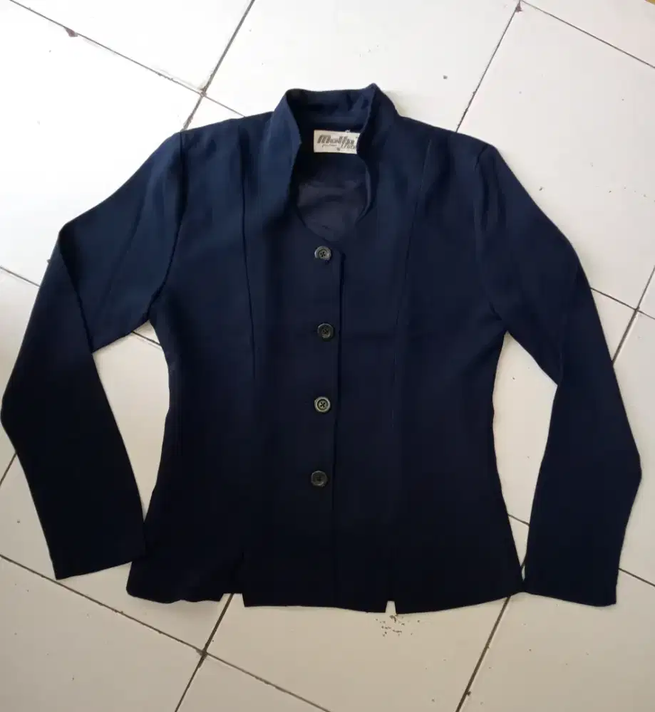 Jas Wanita Biru Gelap
