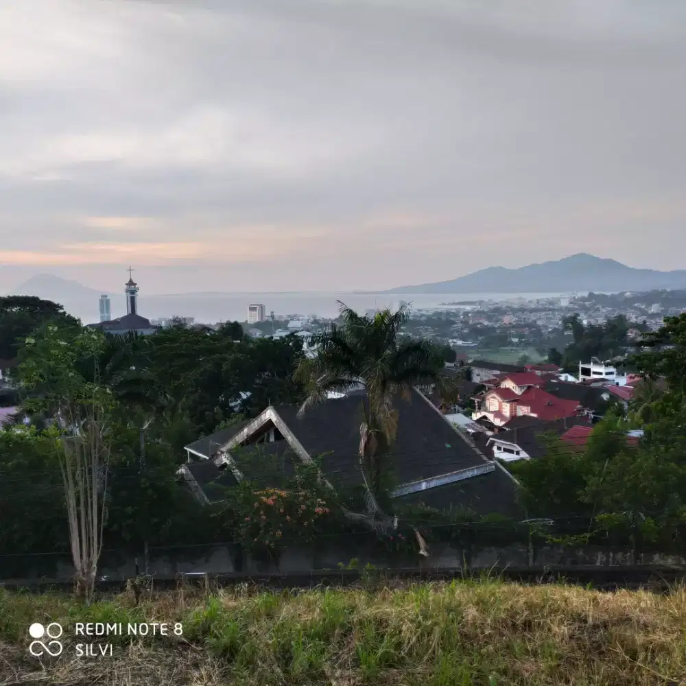 Jual View, tanah tengah kota di Puncak Winangun Manado