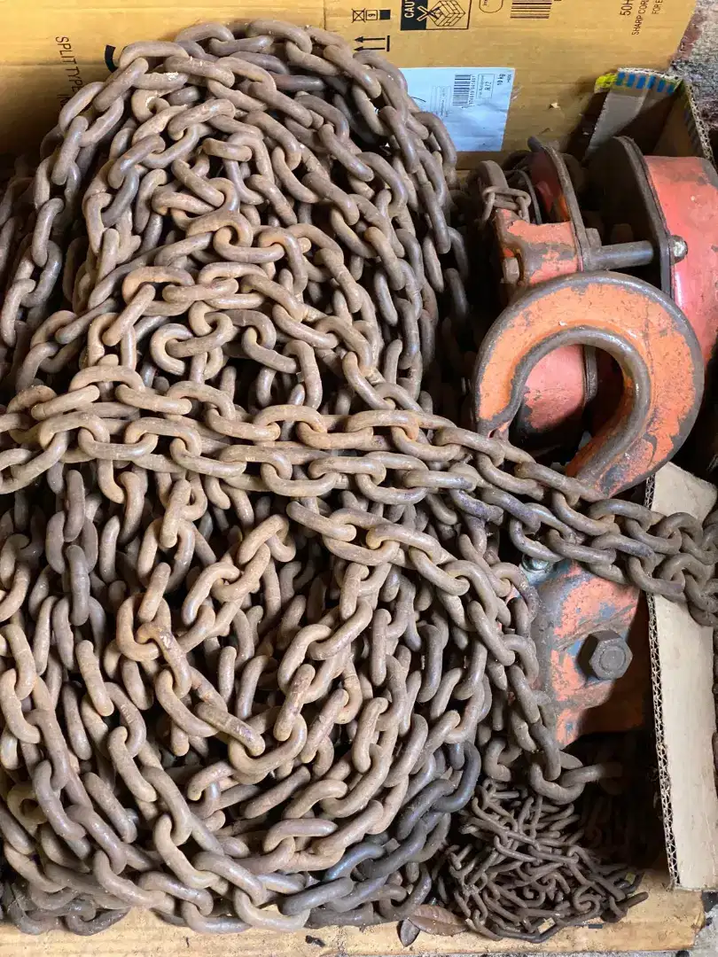 takel/chain block kawasaki 5 ton panjang/Lifting 30 meter