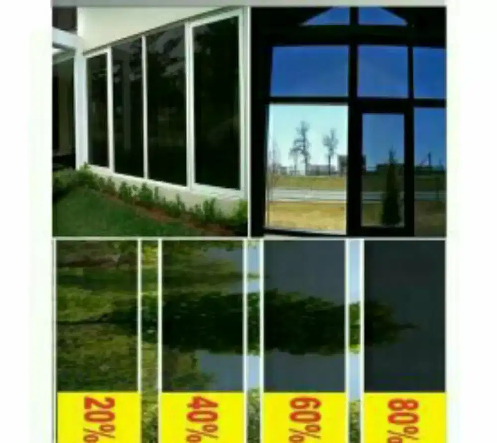 Kaca Film Riben (untuk kaca gedung)