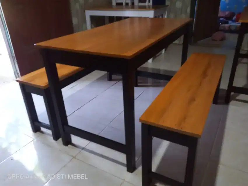 Set meja kursi warung resto Cafe kedai