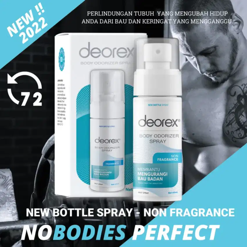 DEOREX SPRAY Pengganti deodorant