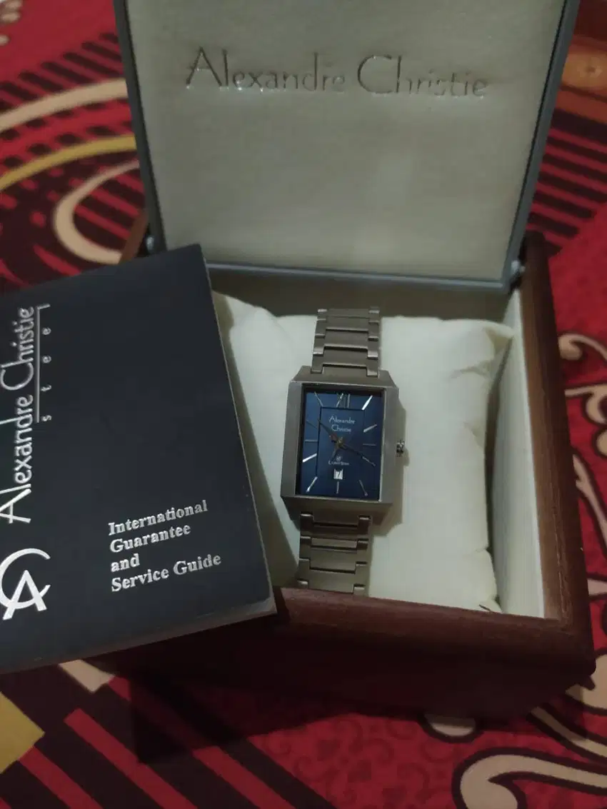 Jam tangan wanita Alexandre Christie Original full set