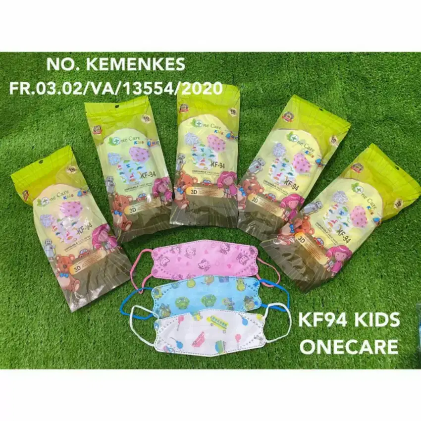 MASKER KF94 ANAK MOTIF ISI 10PCS